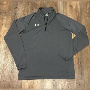 Under Armour Black Striped Quarter-Zip